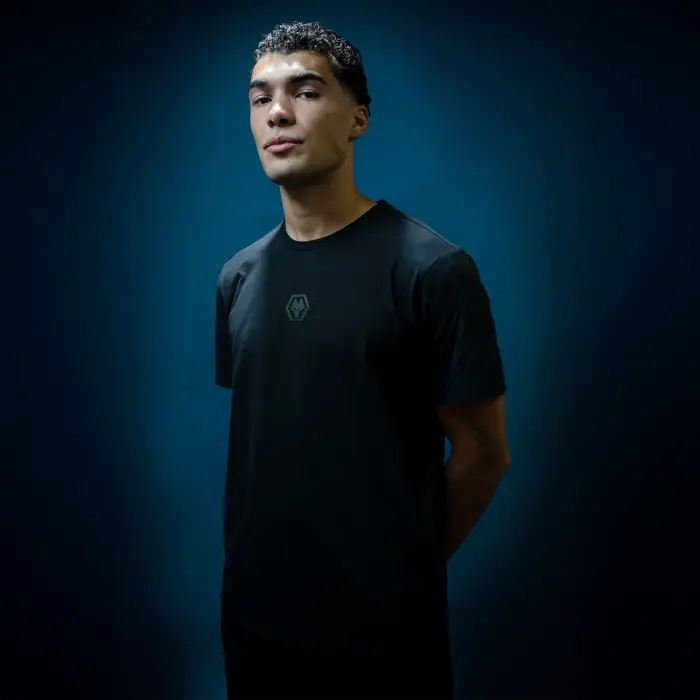 Wolverhampton Wanderers Store | Shop Official Blackout T-Shirt – Black Wolves Gear